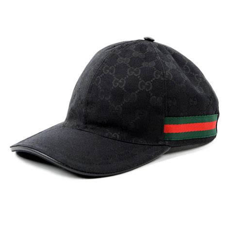 gucci baseball cap authentic|black gucci cap price.